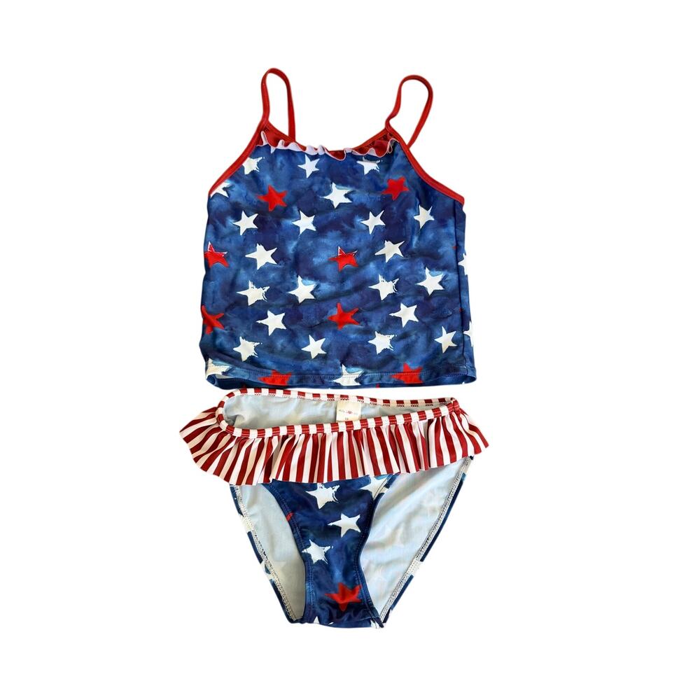 Millie Loves Lily Americana Ruffle Bikini Set Girls 10